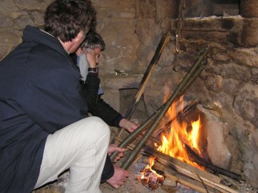 Cheminée ouverte